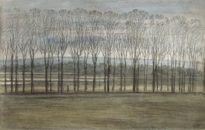 View from Merton College, 28 February 1791 by John Baptist Malchair
